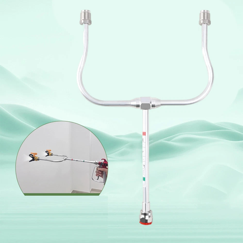 Dual Nozzle Spray Bar with Adjustable Extension Rod for Spray Applications