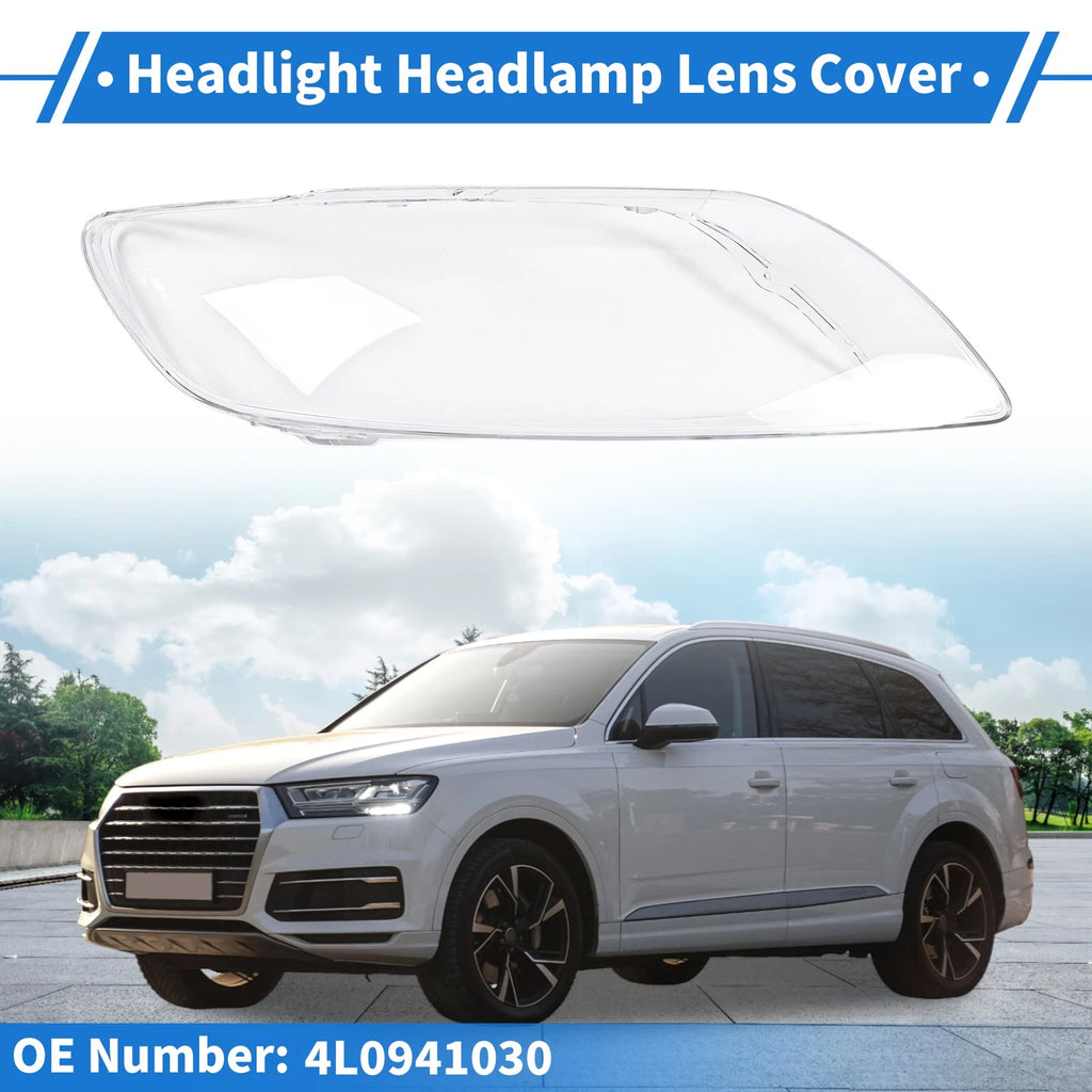 Headlight Lens Cover Front Right Replacement for Audi Q7 (2006–2015)