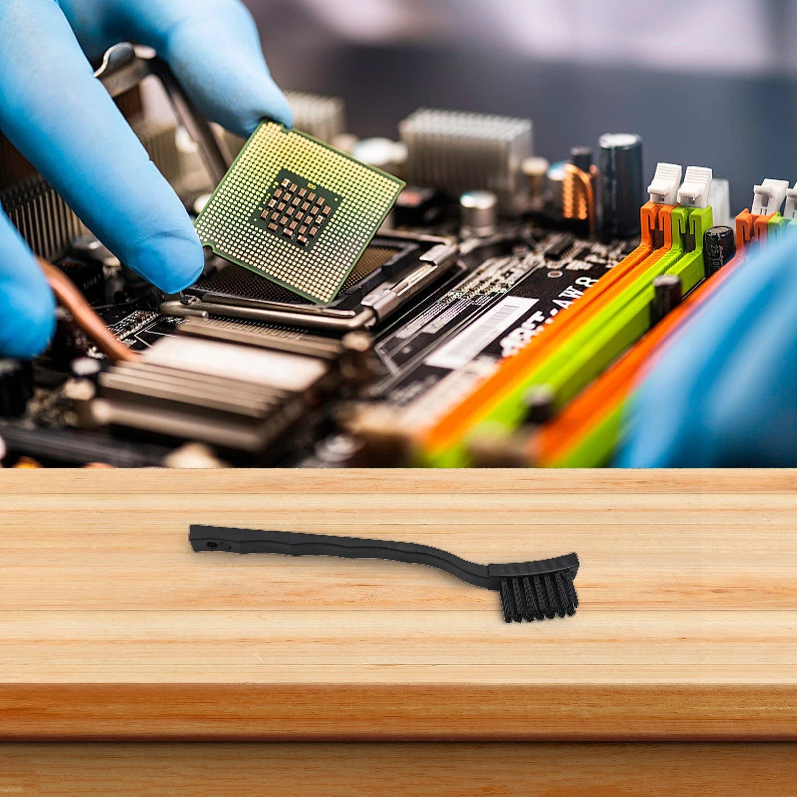 Anti-Static ESD Cleaning Brush for Electronic Components