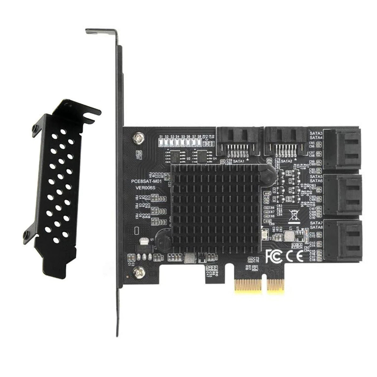 Expansion Card Controller Adapter for PCI-E to 8-Ports SATA3.0 (N/A)