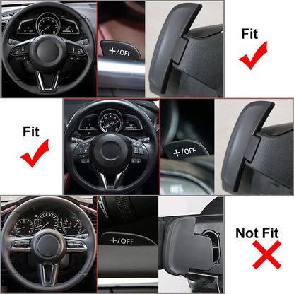 Steering Wheel Shift Paddle Extension for Mazda 3 6 CX-3 CX-4 CX-5 MX-5 (2014–2023)