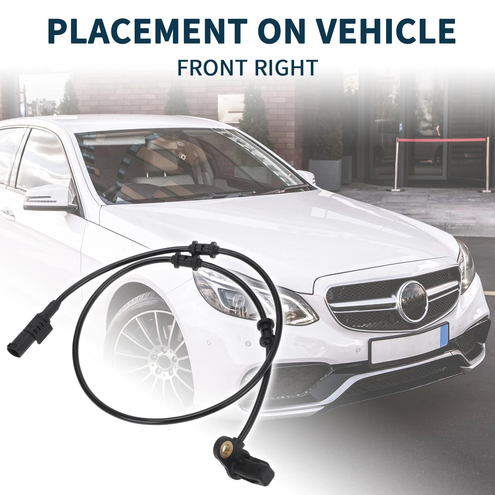 Front Right ABS Wheel Speed Sensor Replacement for Mercedes-Benz ML 500 (2002–2005)