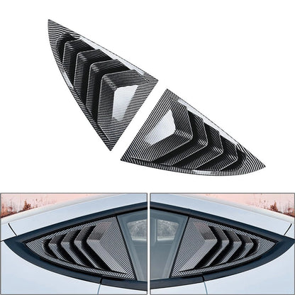 Rear Window Louver Shutter Cover Trim for Tesla Model Y (2024–2025)