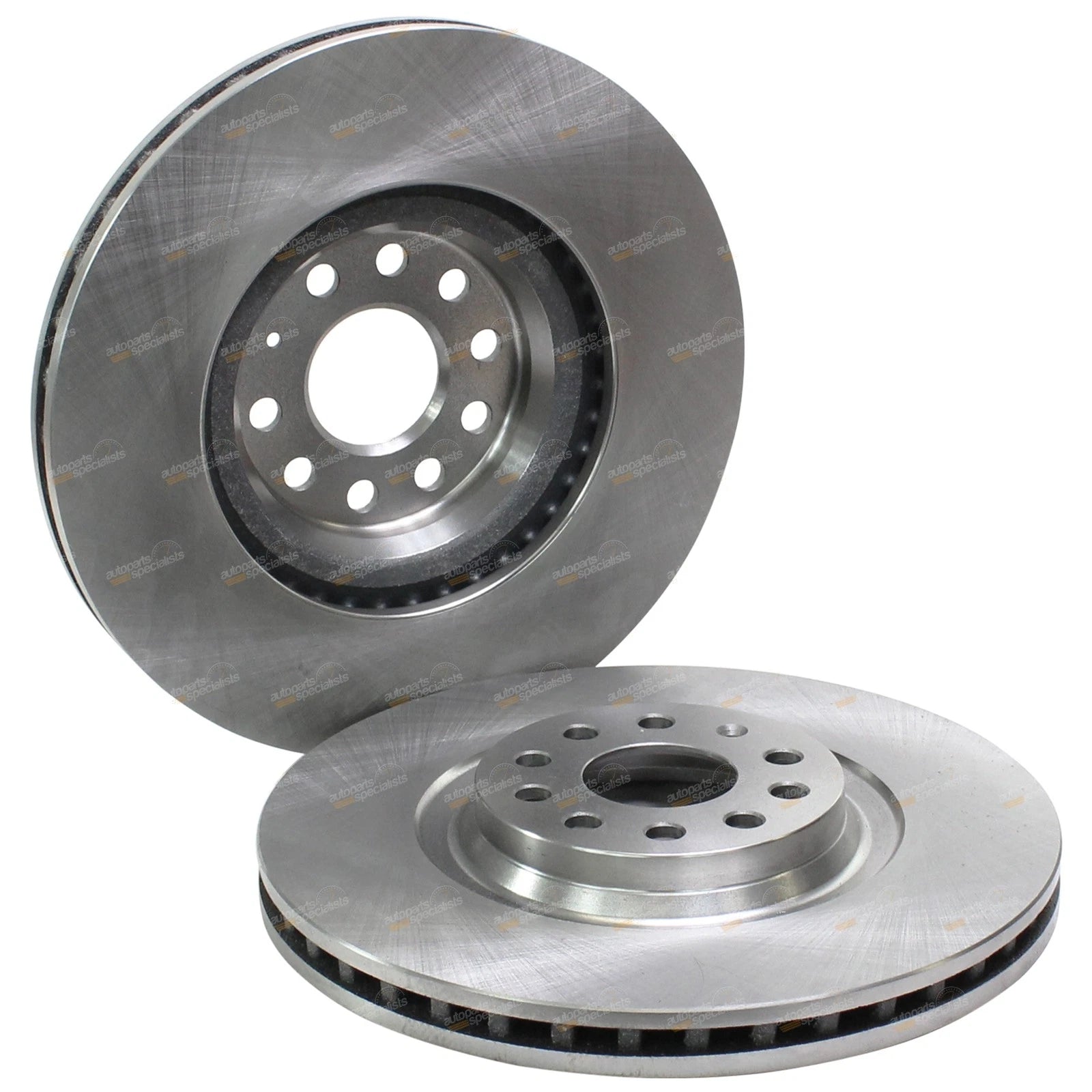 2x Front Disc Brake Rotors for Audi TT (2006–2010)
