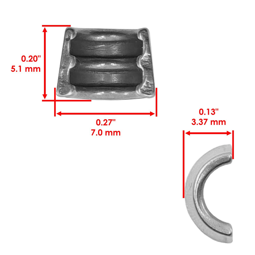 2x Exhaust Valve Kit Replacement for Can-Am Outlander 330 (2004–2005)