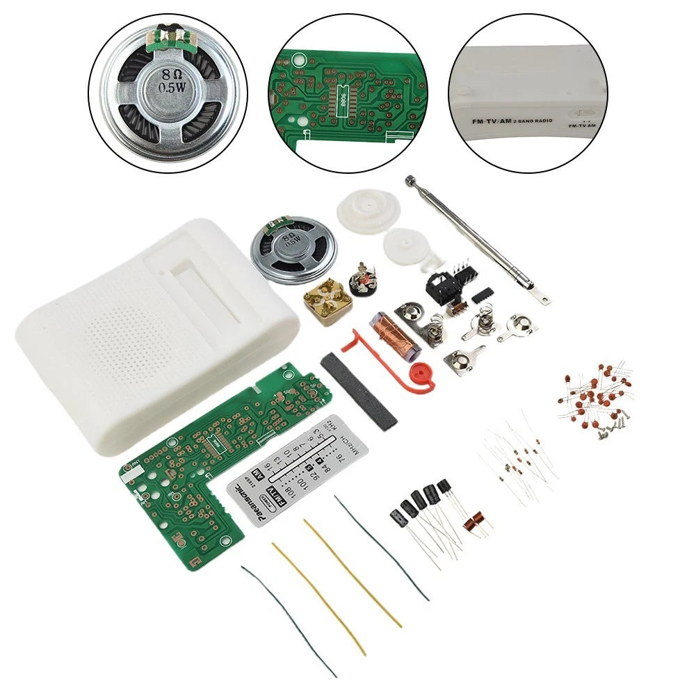 FM Radio Module DIY Kit for Electronic Learning