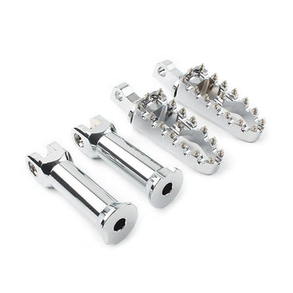 Chrome Footpegs Mount Assembly for Harley Softail Slim Fat Bob Low Rider (2018–2020)