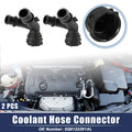 2Pcs Coolant Pipe Hose Flange Replacement for Volkswagen Golf (2015–2021)