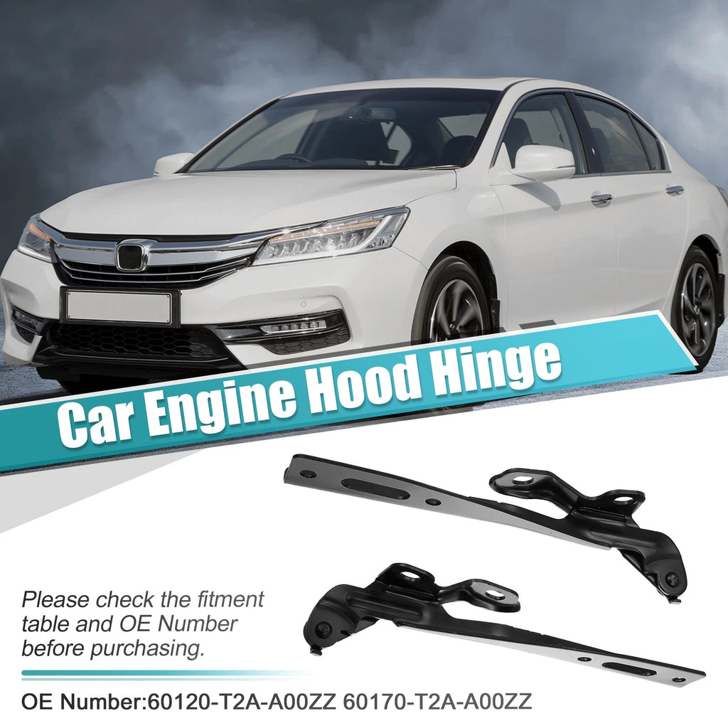 Hood Hinge Set Left Right Replacement for Honda Accord (2008–2012)
