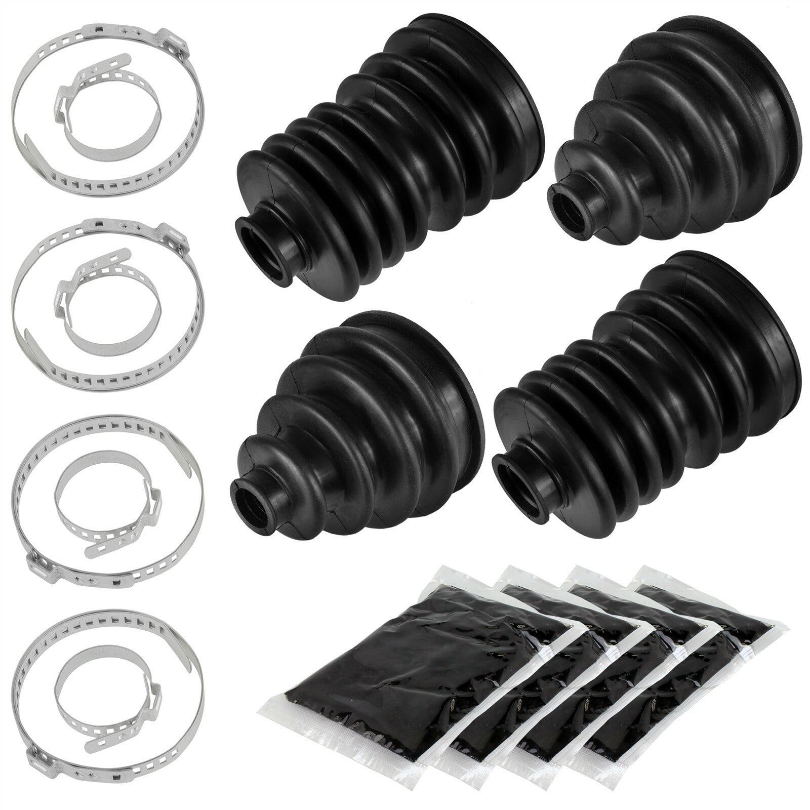 Diesel Rear Axle CV Boot Kit Inner Outer Set for John Deere (AM136644) (AM136643) (—)