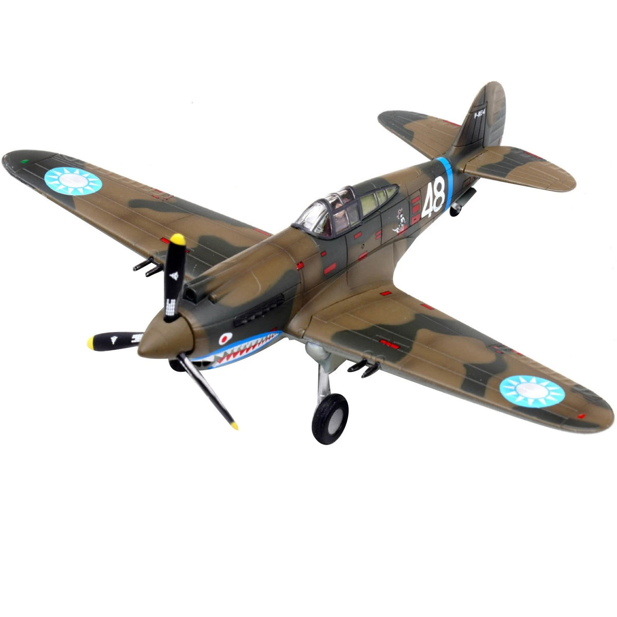 Curtiss P-40C Warhawk Display Model 1:72 Scale Diecast Airplane