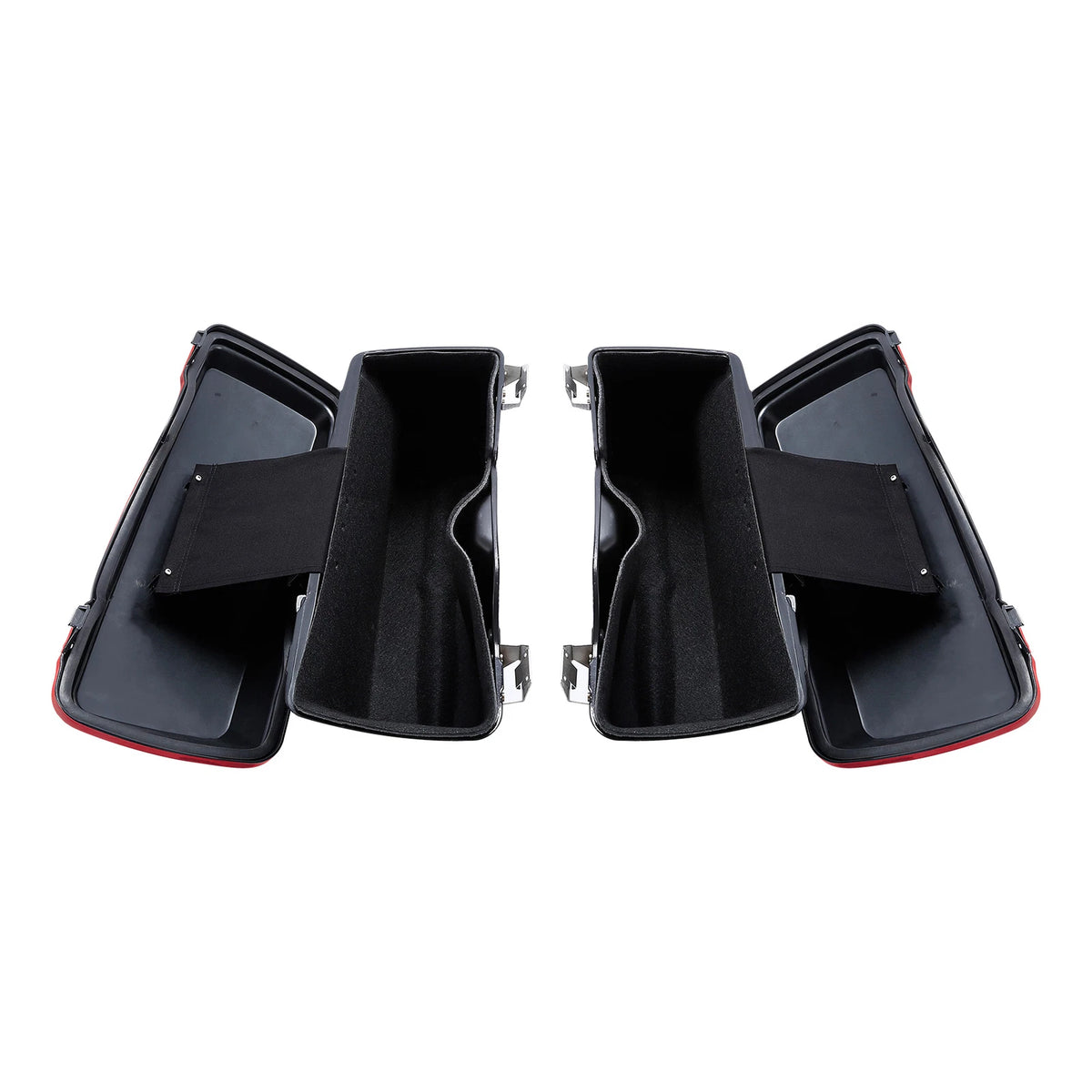 Red Hard Saddlebag for Harley Touring Road King Street Glide (1994–2013)