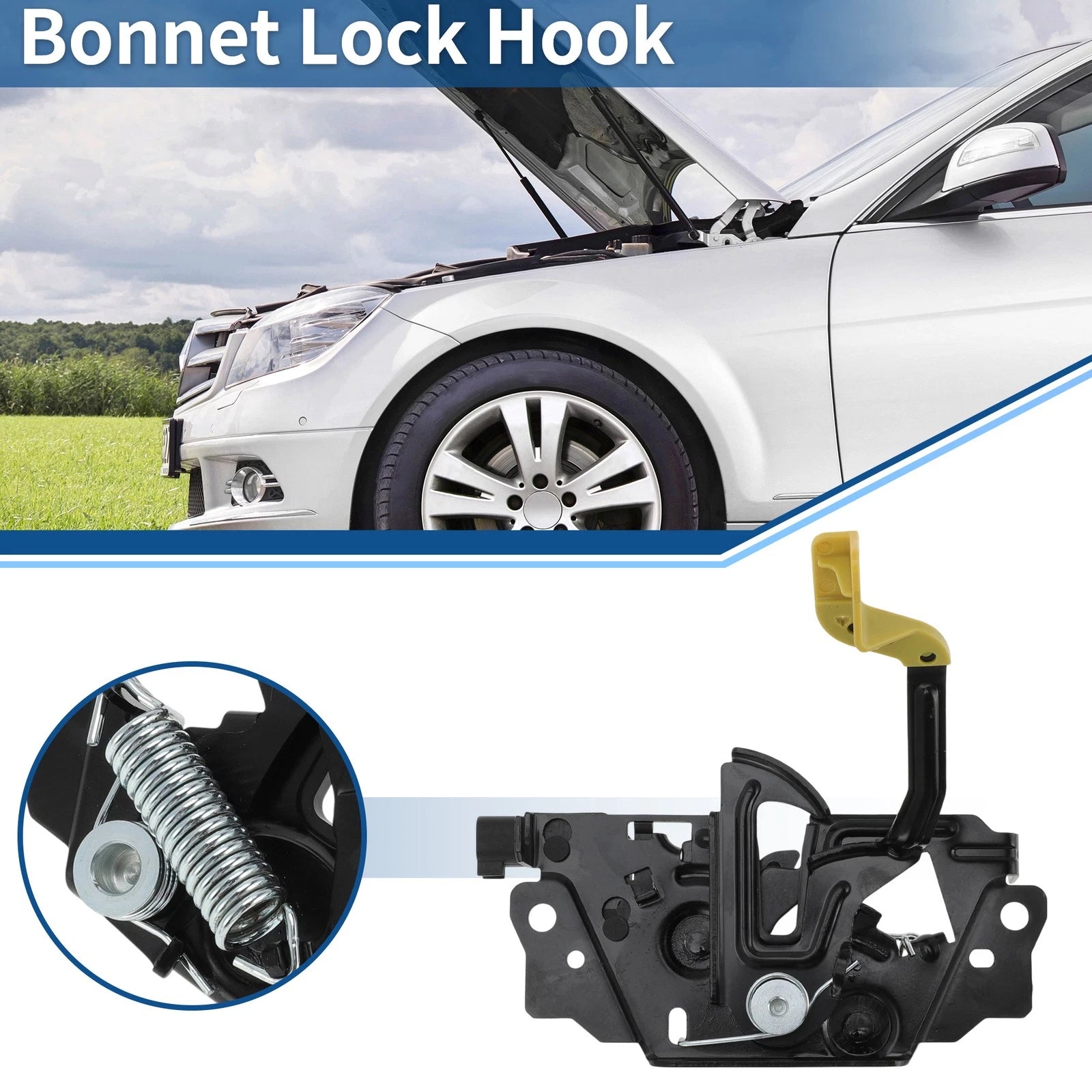 Engine Hood Latch Assembly for Ford Transit-150 (2015–2019) No.CK4Z16700B