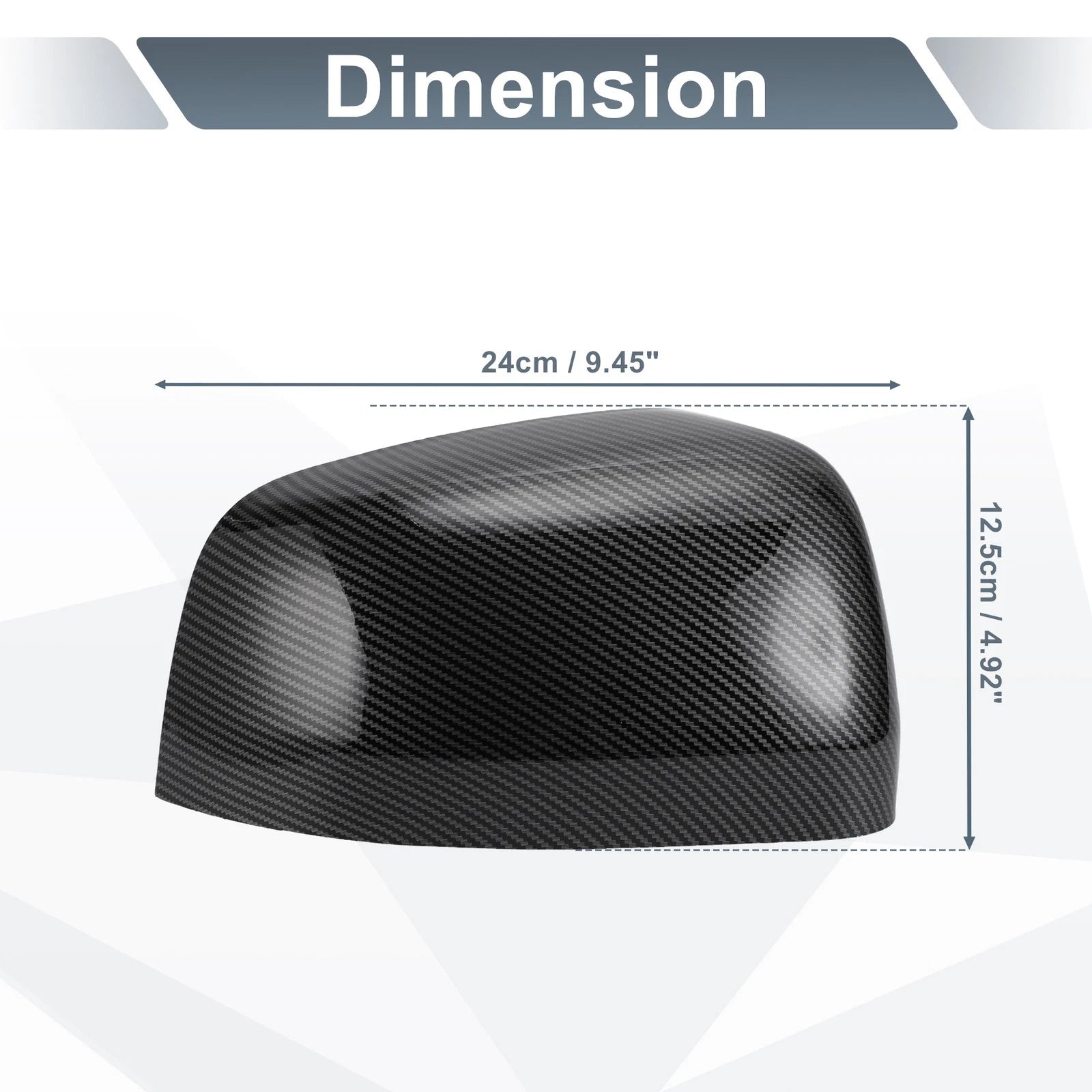 Rearview Mirror Cover Cap Replacement for Jeep Grand Cherokee (2011–2022)