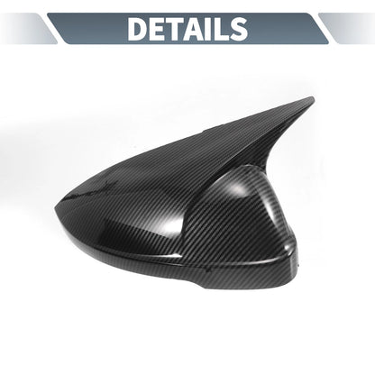 Rearview Mirror Cover Overlay Carbon Fiber for Volkswagen Passat (2015–2021)