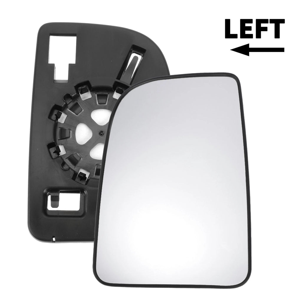 Left Upper White Mirror Glass for Mercedes Sprinter (2018–2023)