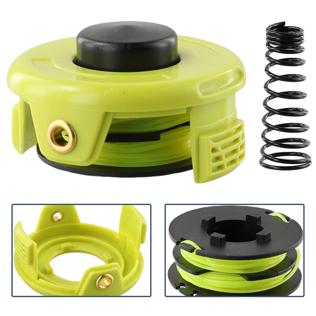 Trimmer Complete Spool Set for 1.2mm Black Yellow
