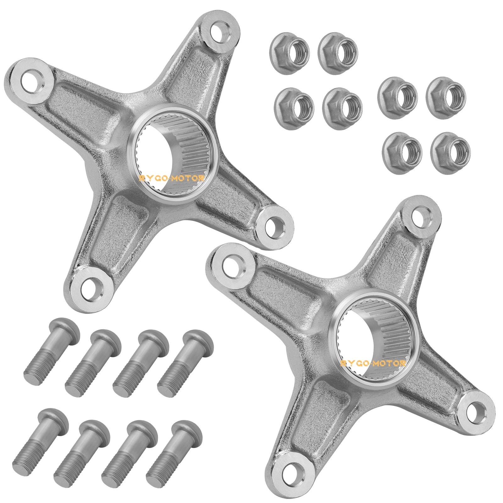 2X Rear Axle Sprocket Mount Hub Collar Holder Kit for Yamaha YFZ450 (2004–2023)