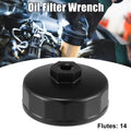 14 Flute Oil Filter Wrench Socket Remover Tool for Mercedes Benz (74mm) (—)