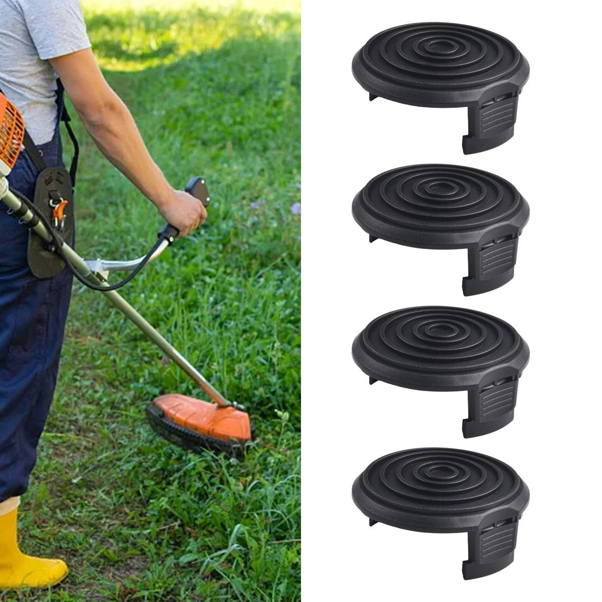 4X Spool Cap for WORX WG168 (Cordless Grass Trimmer)