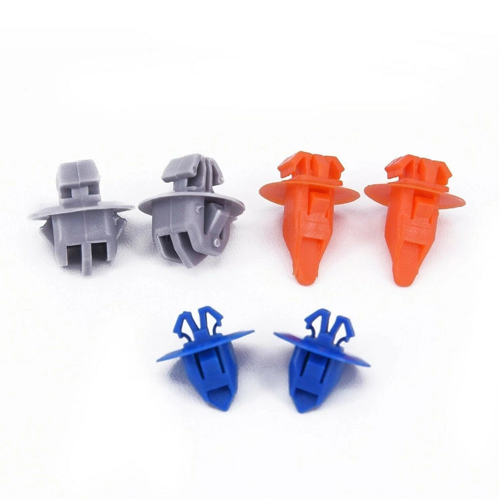 Set of 10 Plastic Panel Clips for Various Makes and Models