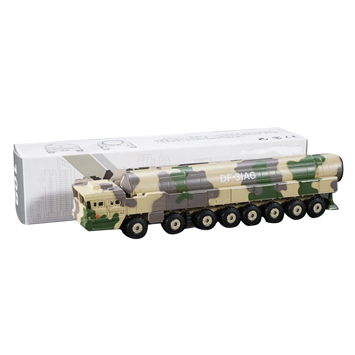 31 Missile Vehicle Model Alloy Display Model 1:100