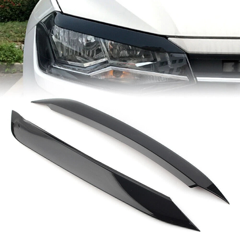 2pc Headlight Eyelid Molding Trim for VW Polo (2019–Present)