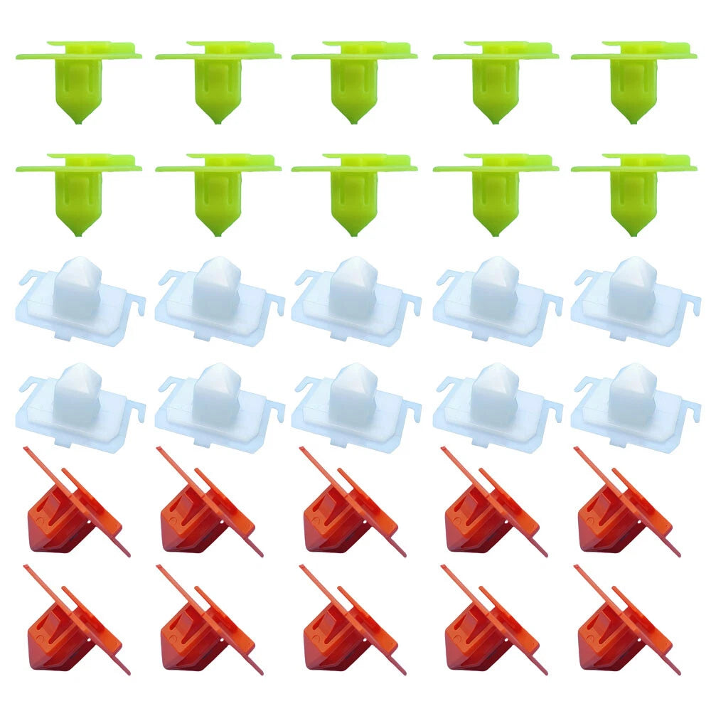 30pcs Rocker Moulding Clips for Land Cruiser 100 (1998–2007) / Land Cruiser 200 (2012+)