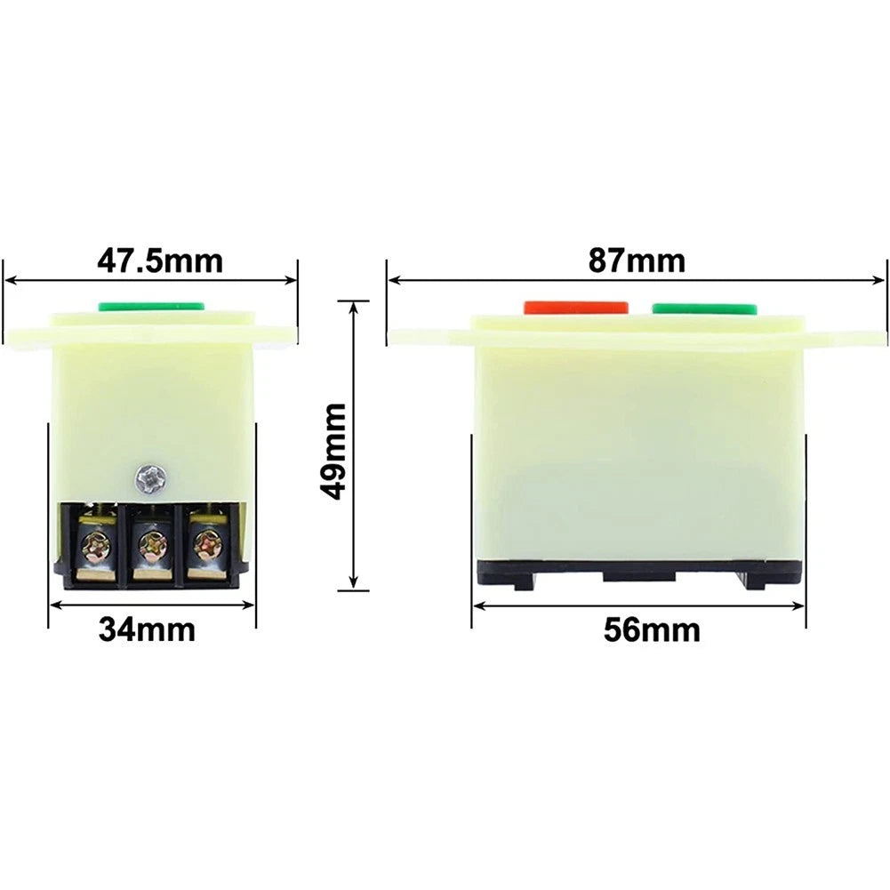 Cutout Switch Button for Grinder Cutting Machine (380V LC3-10)