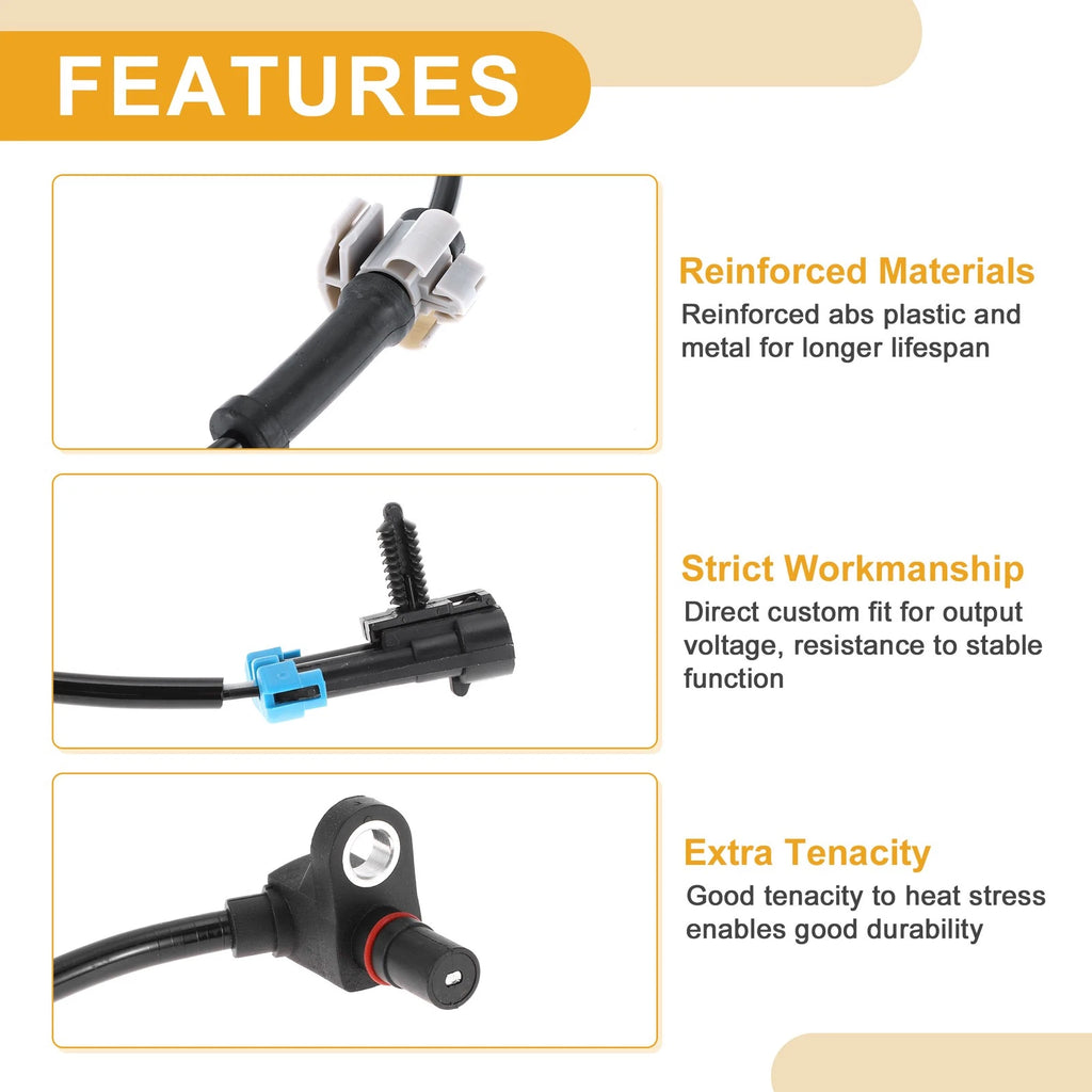 ABS Wheel Speed Sensor Front for Chevrolet Express (2004–2023)