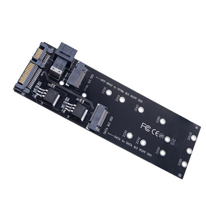 22Pin SATA M.2 SSD Adapter SFF-8643 to NVMe M.2 for Mainboard