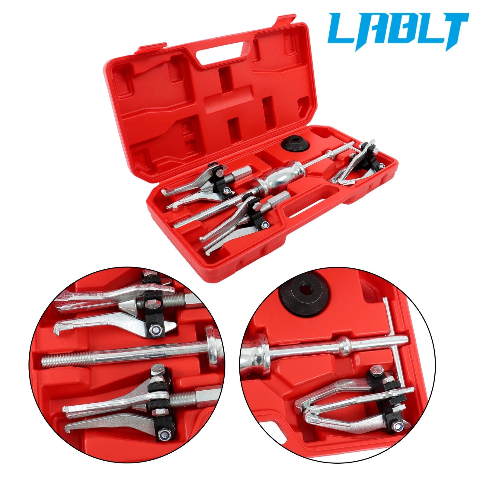 5Pcs Gear Bearing Bushing Puller Slide Hammer Set (Internal/External)