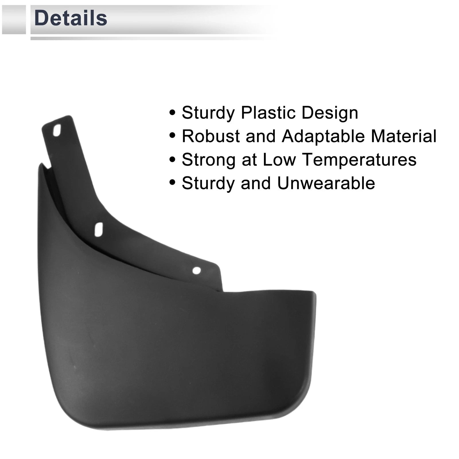 Set of 2 Mud Flaps Splash Guards for Audi Q7 (2006–2015)