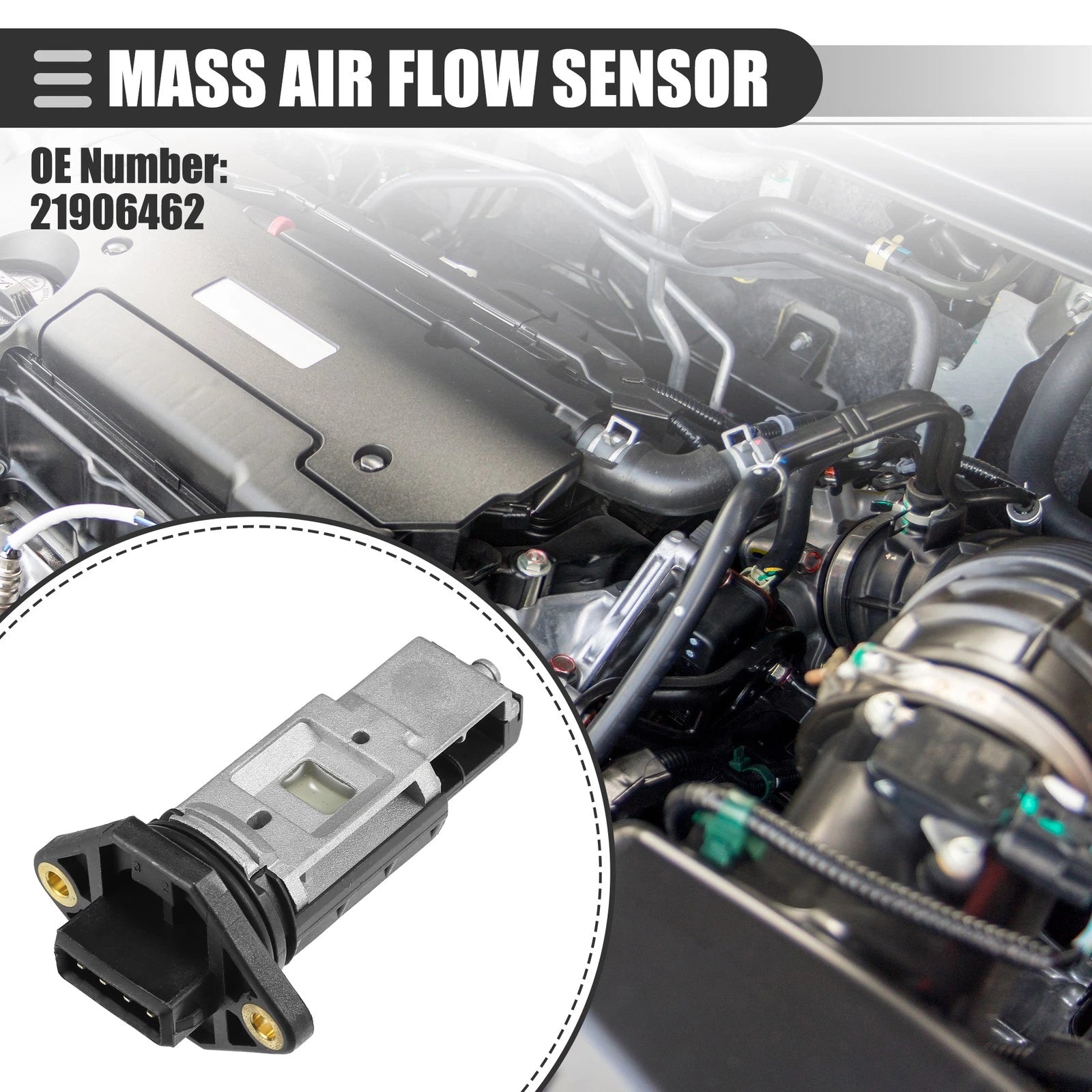 Air Flow Sensor Meter Replacement for Volkswagen Jetta Golf EuroVan (2009–2016)