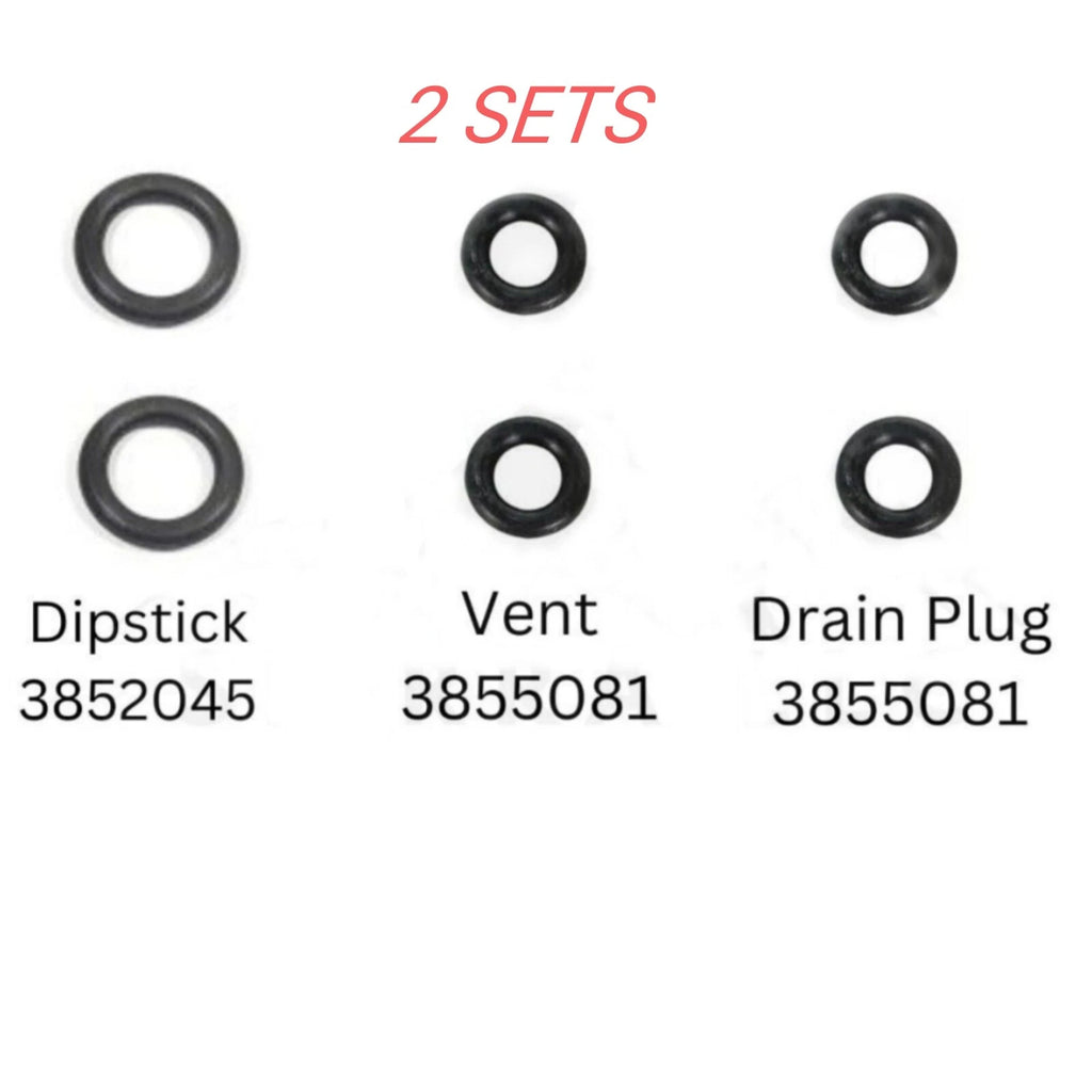 2X Gearlube O-Rings for Volvo Penta Duoprop DPS-M Drive (Replaces 3852045, 3855081)
