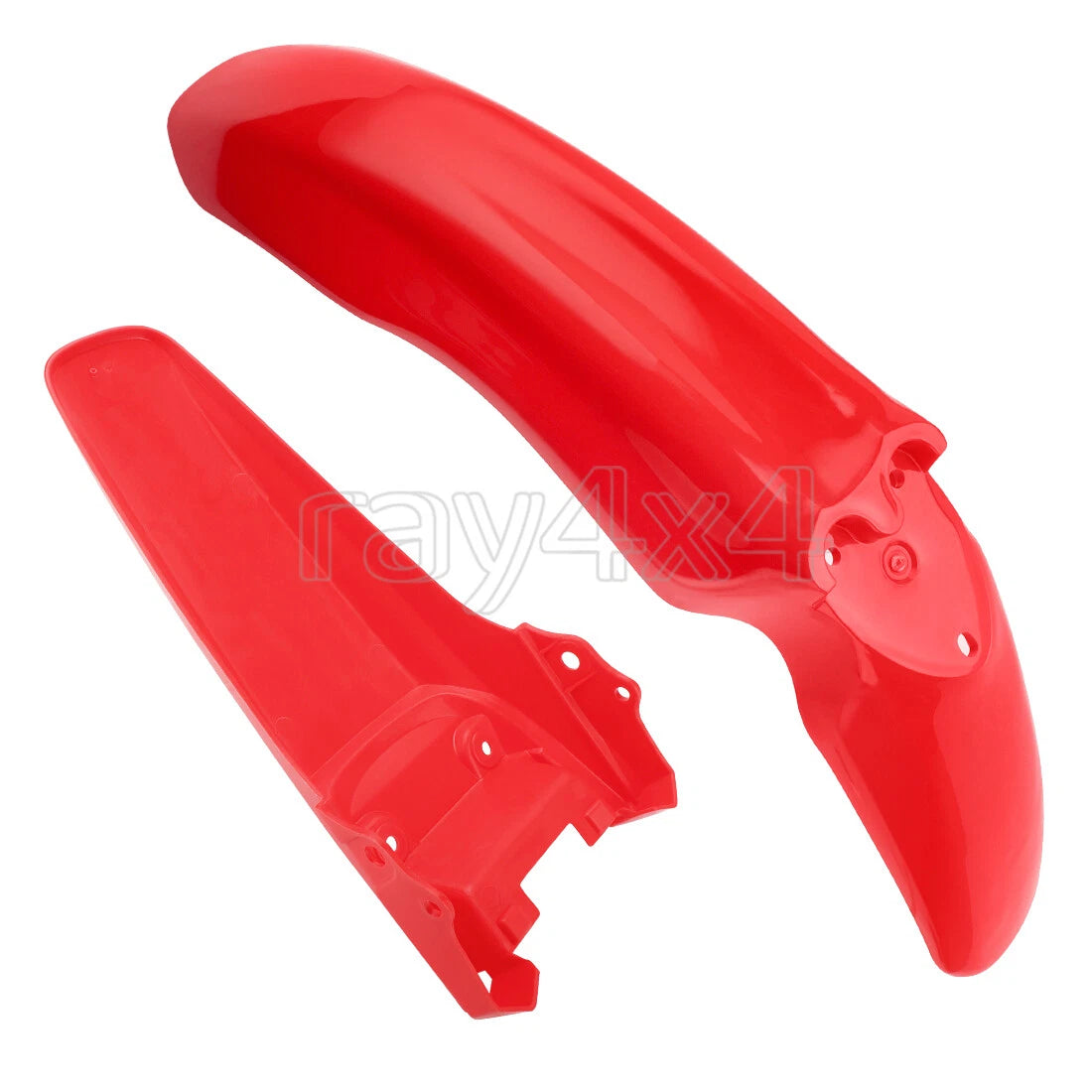 Front & Rear Back Fender Red for Honda CRF100F (2004–2008)