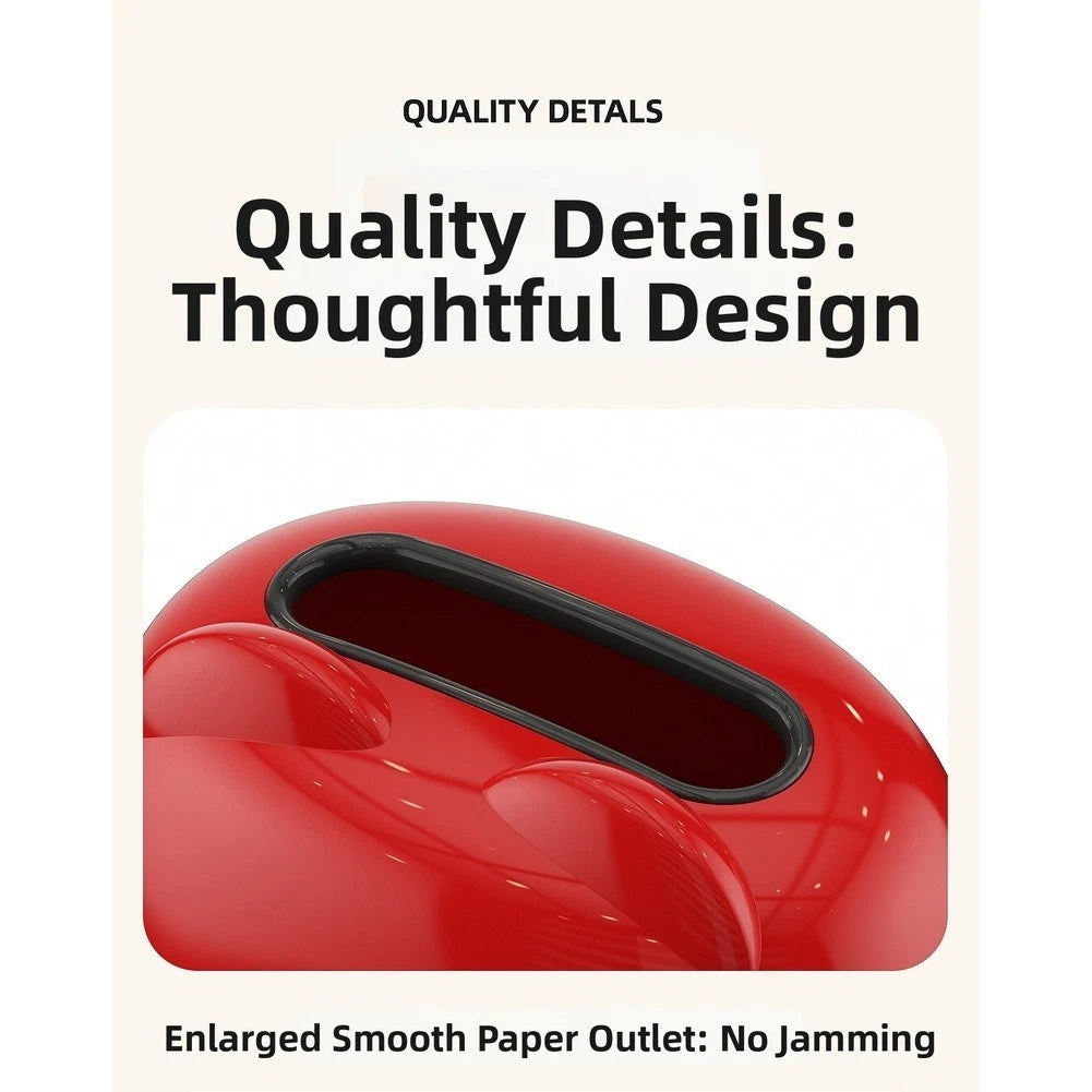 Multi Color Tissue Box for Smooth Dispensing and Secure Lid Closure