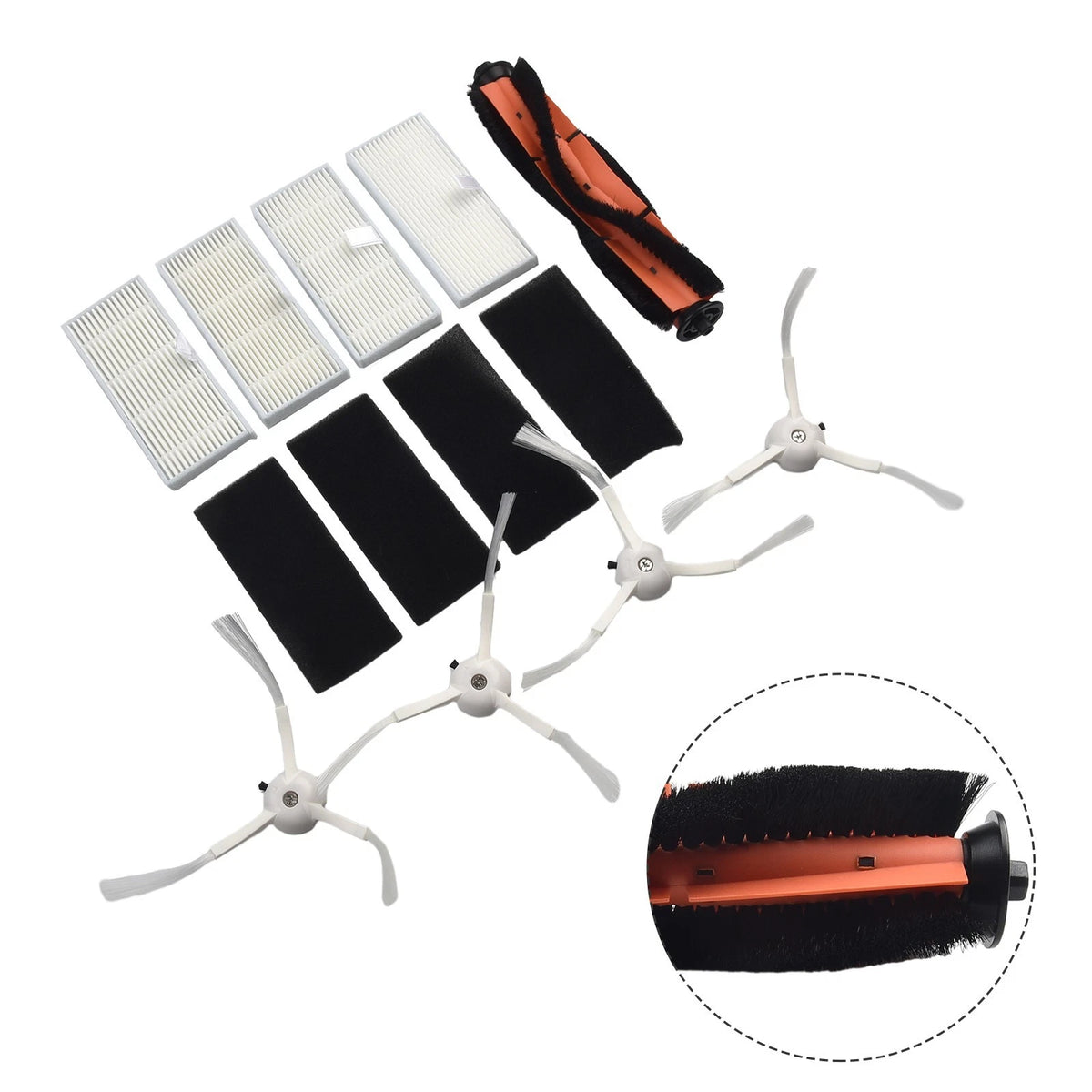 Main Brush Filter for Lydsto R1 R1A R1 Pro S1 (Efficient Cleaning)