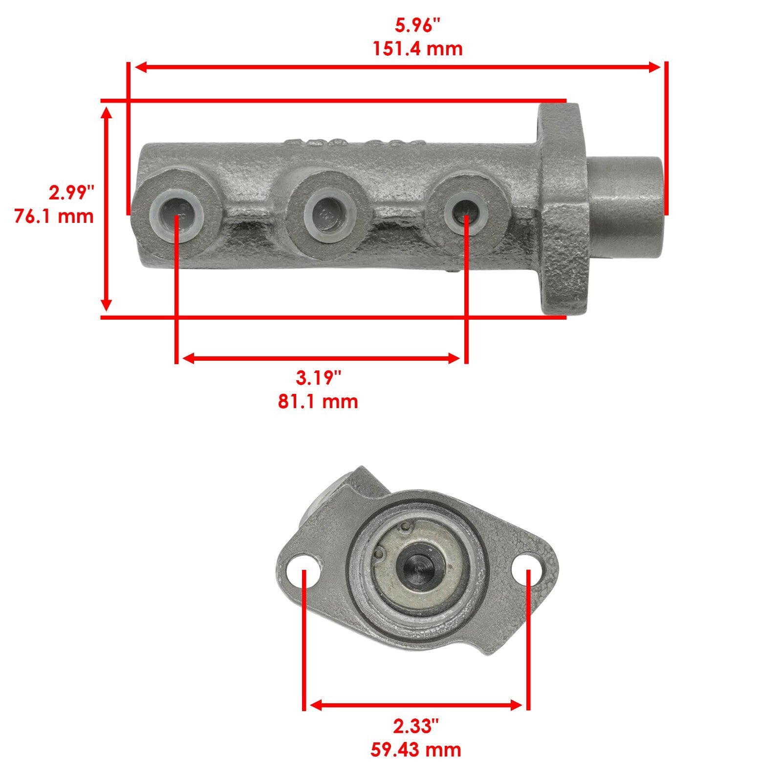 Brake Master Cylinder Replacement for JCB 214 214E 215 215S 3CX (2010–2019)