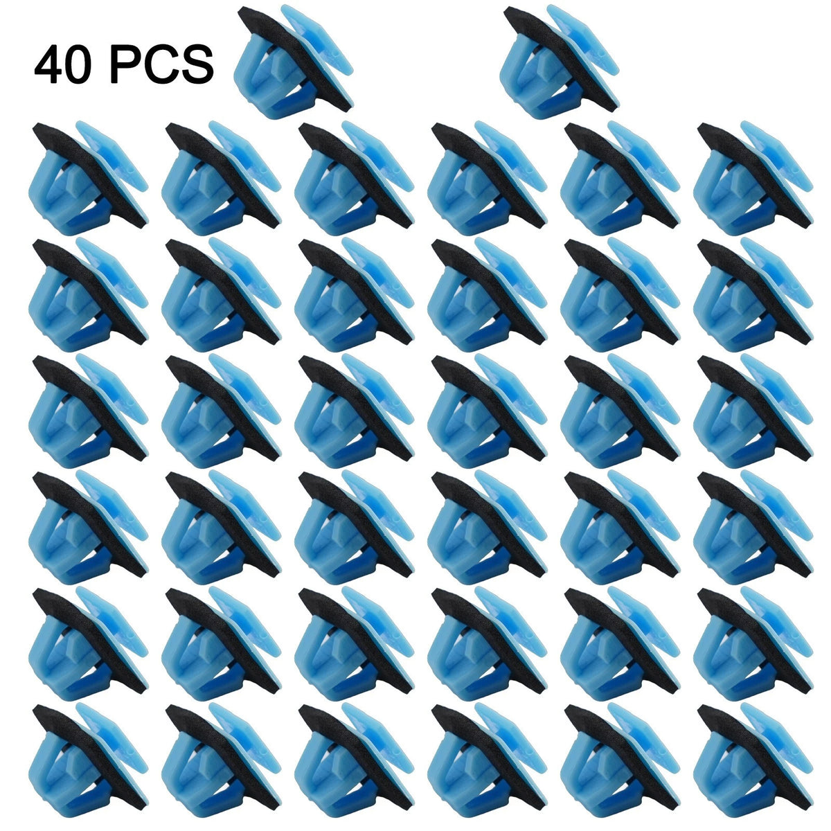 40PCS Molding Clip Set for Body Side Moldings & Trims