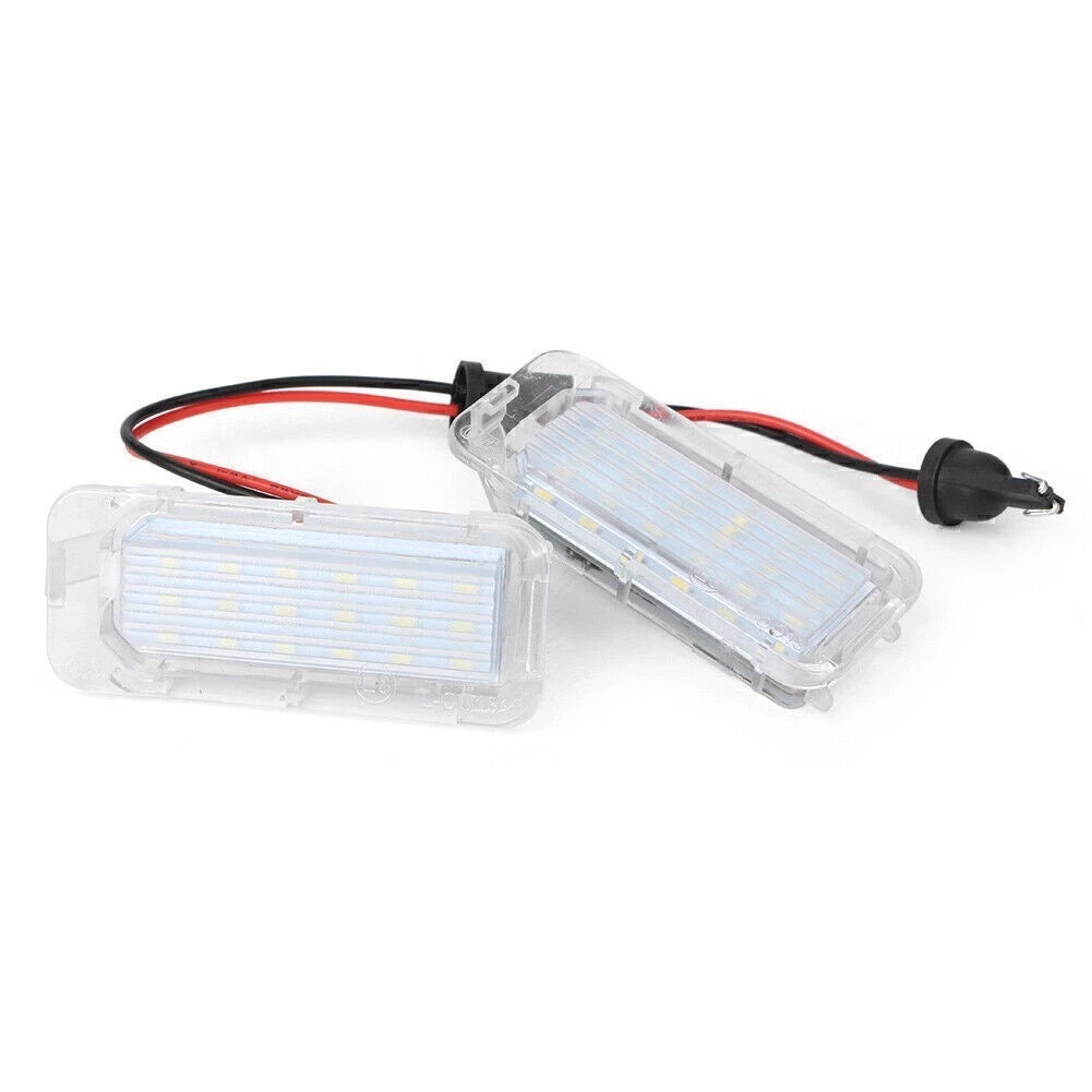 2X LED Rear License Plate Light for Ford Mondeo Focus C-MAX (2015–2021)