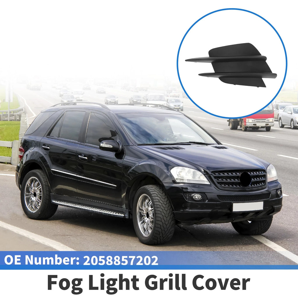 Front Left Fog Light Grill Replacement for Mercedes-Benz C-Class W205 (2015–2021)