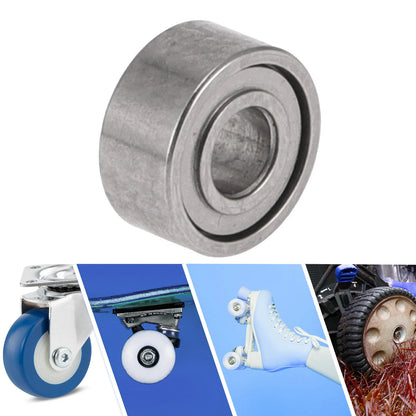 2X 520ZZ Deep Groove Ball Bearings for Scooter Skateboard Wheel (N/A)