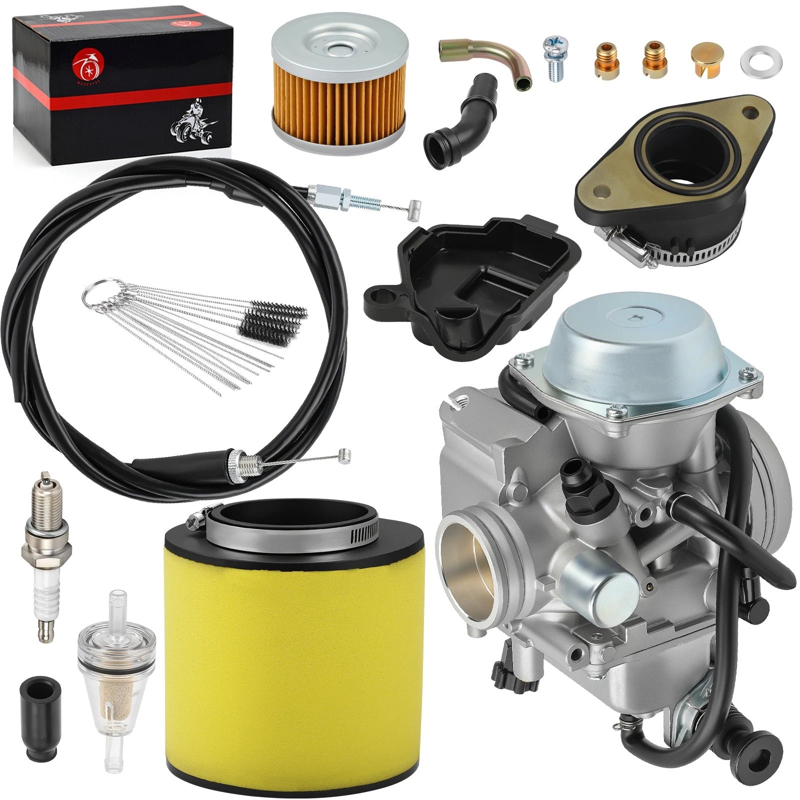 Carburetor Kit for Honda Fourtrax 300 (1988–2000) 16100-HC4-013 16100-HC4-033 16100-HC4-750
