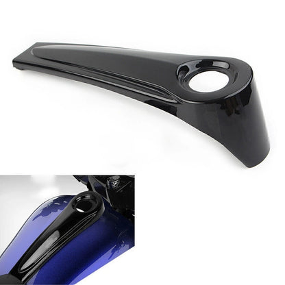 Black Stretched Dash Panel Gas Tank Covers for Harley Electra Glide (2000–2023)