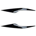 Eyelids Headlight Eyebrows Trim Glossy Black for Ford Focus MK2 (2008–2010)