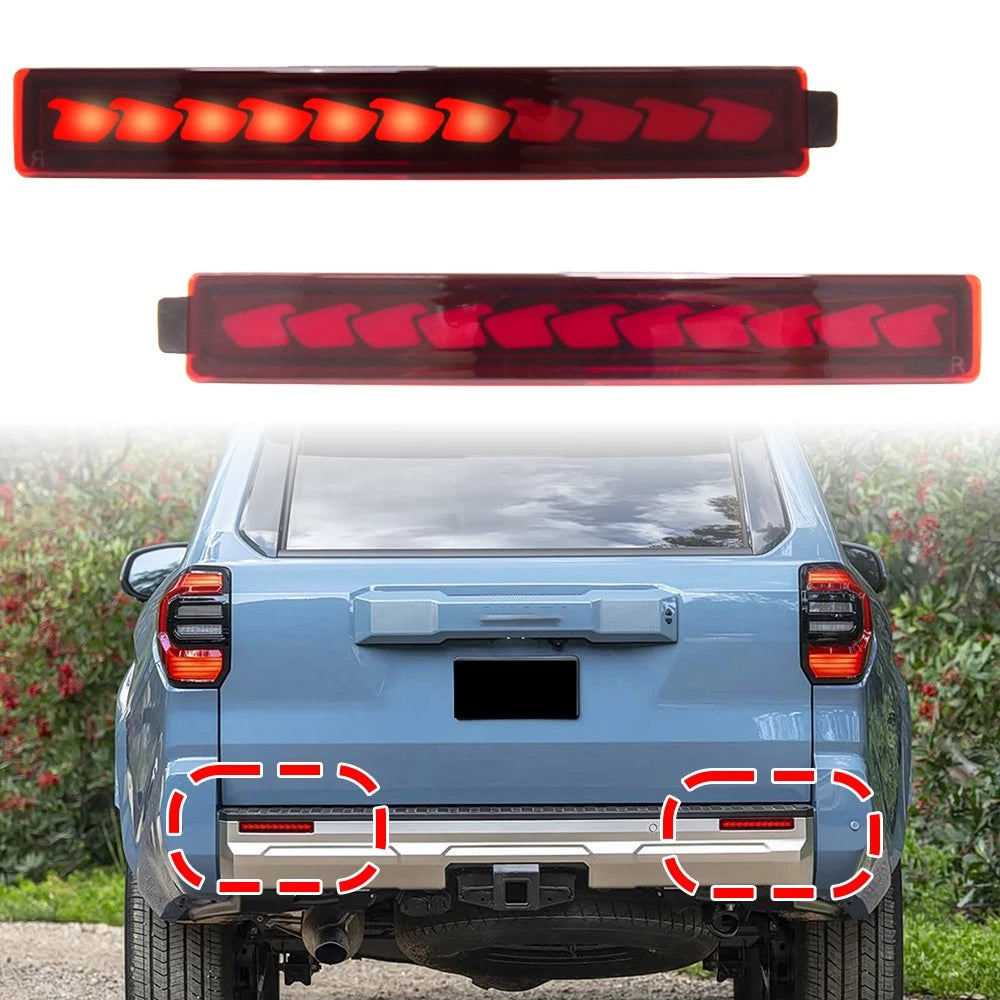 Rear Bumper Reflector Fog Light w/ Turn Signal for Toyota 4Runner (2025–2025)
