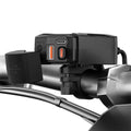 12V Motorcycle USB Charger Socket PD 30W Fast Charging Type C Retractable Cable
