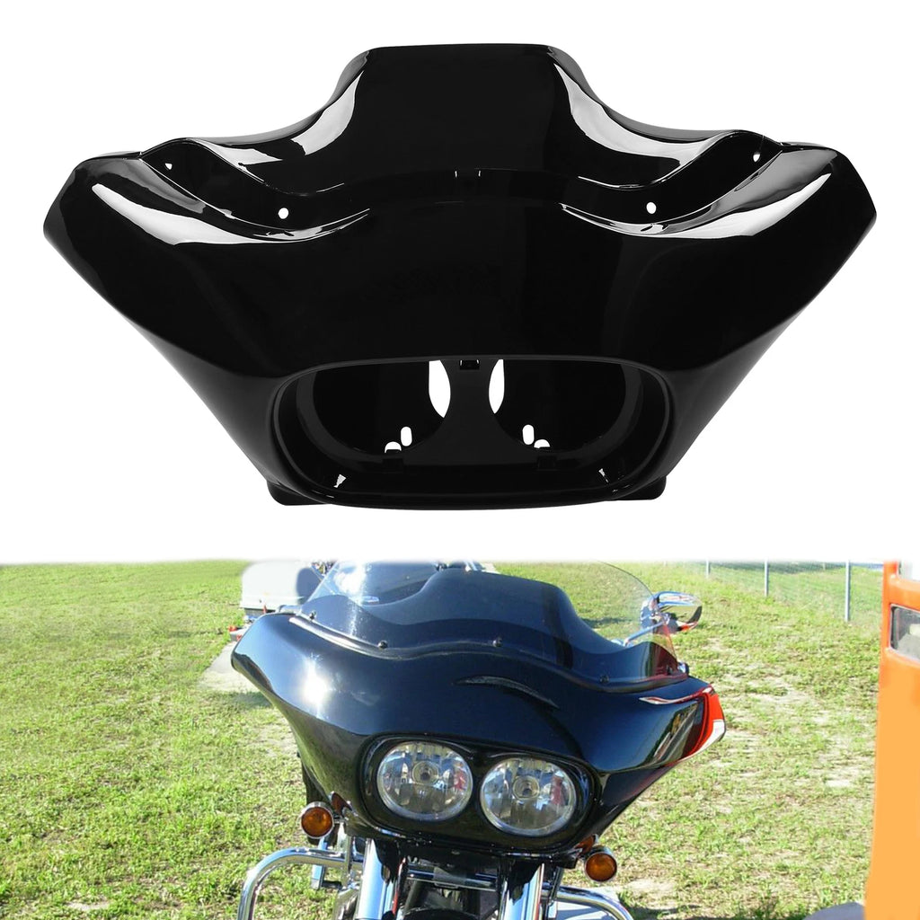 Vivid Black Injection ABS Inner & Outer Fairing for Harley FLTR (1998–2013)