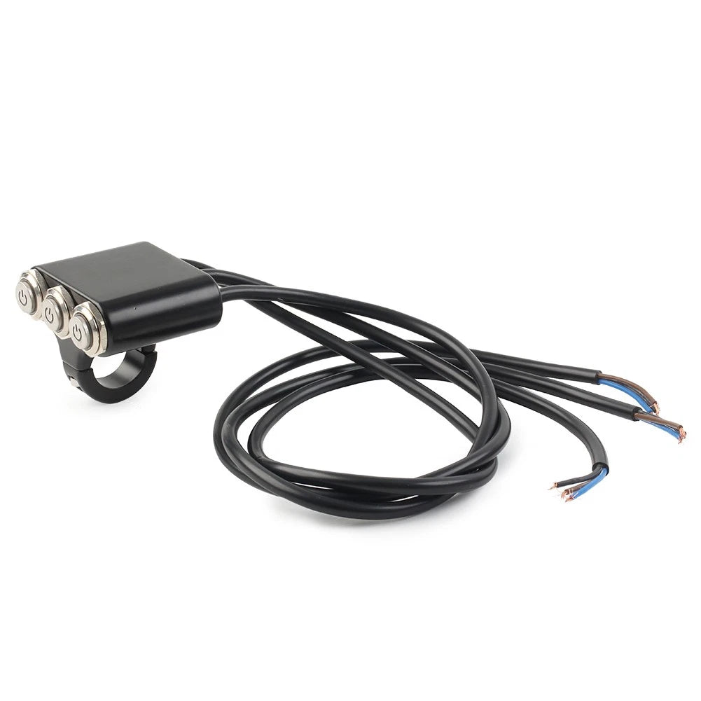 Push Button Switch for Motorcycle Handlebar 22mm 7/8" ON OFF